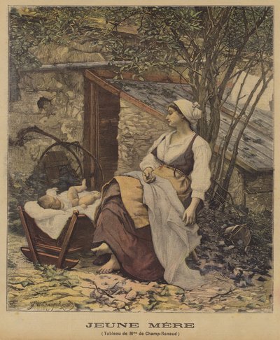 Joven madre de French School